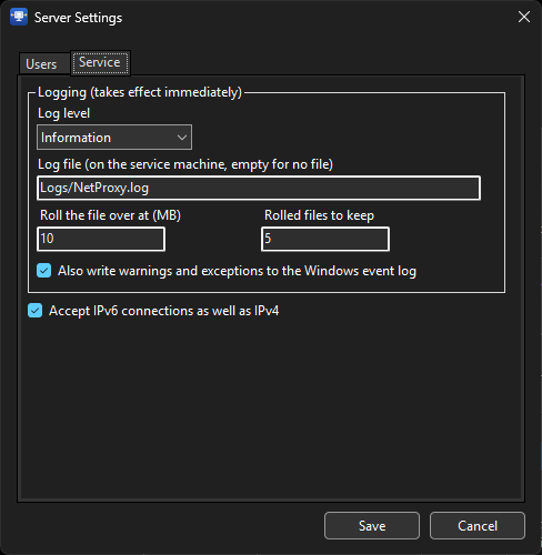 NetProxy Config