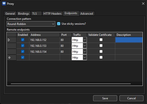 NetProxy Endpoints