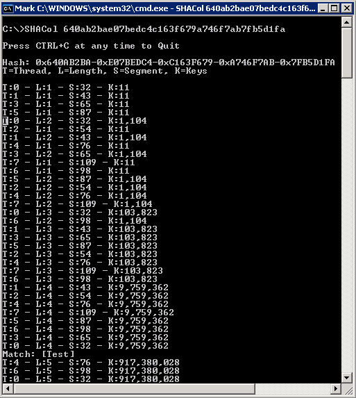 SHA1 Collision Detection